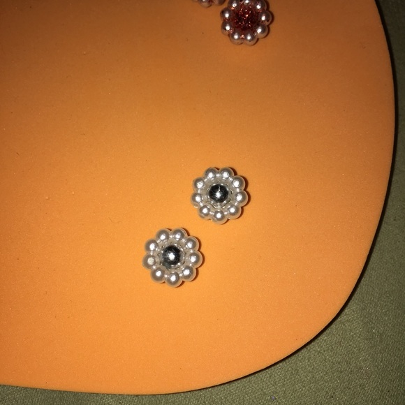 Flower earrings small new - Picture 4 of 5